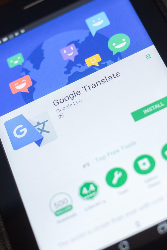 Google translate FOTO: Shutterstock