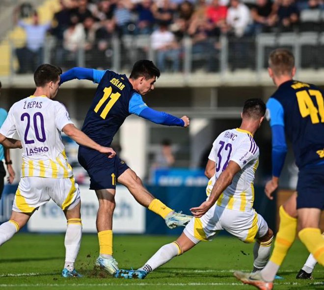 Svit Sešlar je bil junak tekme v Celju. FOTO: NK Celje/instagram