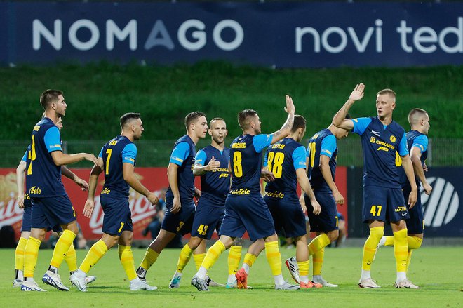 Celjani so po zmagi v štajerskem derbiju zmanjšali zaostanek za vodilnimi zeleno-belimi Ljubljančani. FOTO: Leon Vidic/Delo