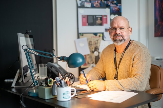 Marko Podgornik Verdev obljublja, da bo njegova knjiga, ki bo izšla 6. novembra, drzna in provokativna. FOTO: Matjaž Vertuš/Mediaspeed