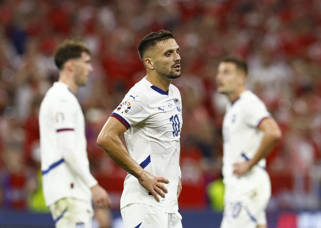 Dušan Tadić je na zadnjem euru doživel razočaranje ob hitrem slovesu srbske reprezentance. FOTO: Michaela Stache/Reuters