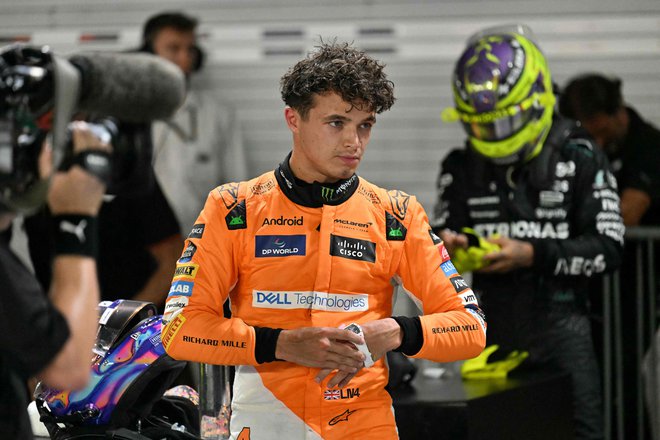 Lando Norris je v drugi polovici sezone zelo hiter. FOTO: Mohd Rasfan/AFP