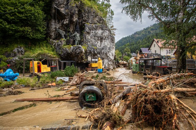 Črna na Koroškem, avgusta lani FOTO: Voranc Vogel

 