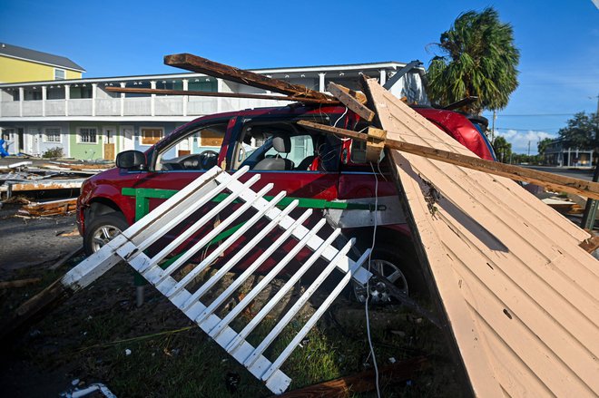 Cedar Key na Floridi. FOTO: Miguel J. Rodriguez Carrillo/AFP