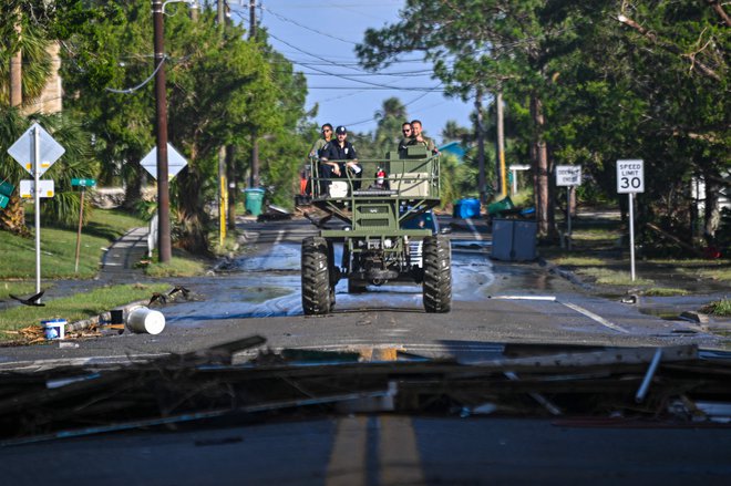 Cedar Key na Floridi. FOTO: Miguel J. Rodriguez Carrillo/AFP