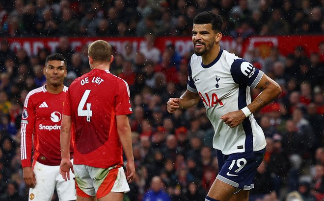 Dominic Solanke je zapečatil usodo rdečih vragov. FOTO: Lee Smith/Reuters