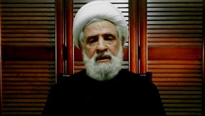 Naim Qassem, namestnik vodje Hezbolaha, je proti napovedal zmago proti Izraelu. FOTO: AFP