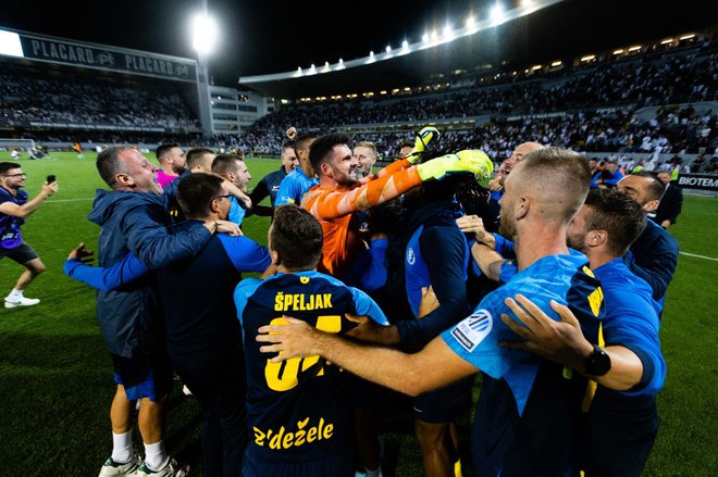 Celjani so se lani veselili podviga v Guimaraesu. FOTO: NK Celje