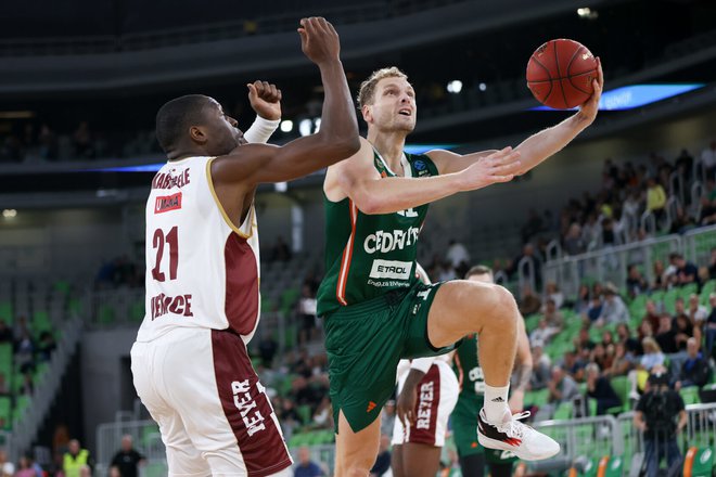 Jaka Blažič je bil s 17 točkami gonilna sila Cedevite Olimpije. FOTO: Cedevita Olimpija