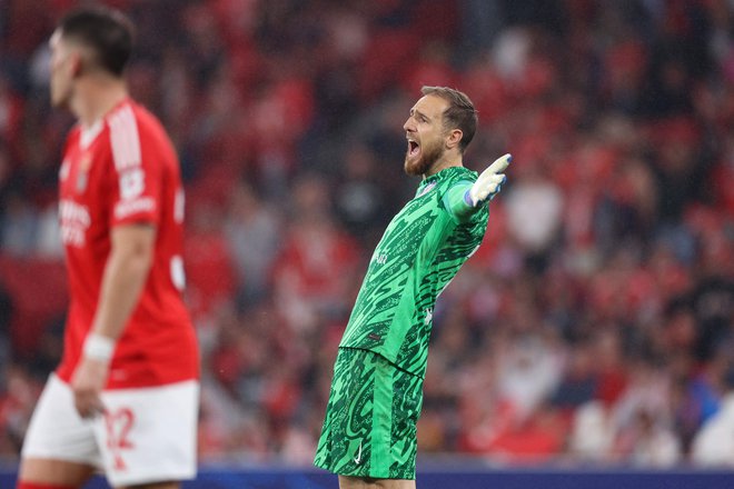 Jan Oblak se je zaman jezil na soigralce. FOTO: Filipe Amorim/AFP