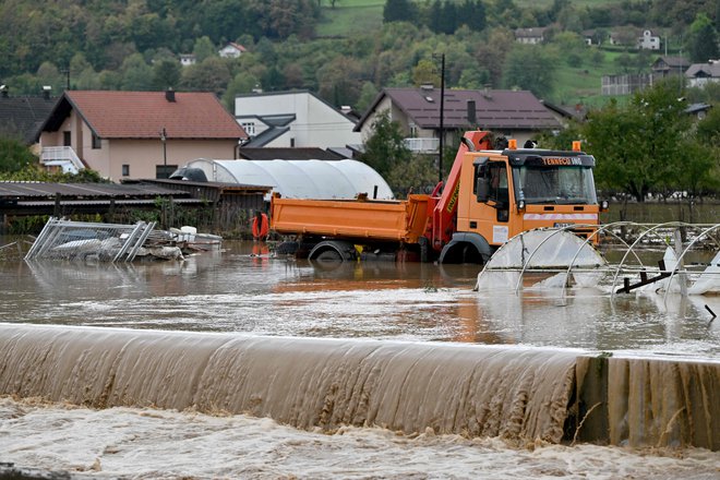 Poplave v Kiseljaku FOTO: Elvis Barukcic/AFP