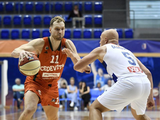 Kapetan Jaka Blažič je odigral drugo dobro tekmo zapovrstjo, tokrat jo je končal s 16 točkami. Foto Cedevita Olimpija