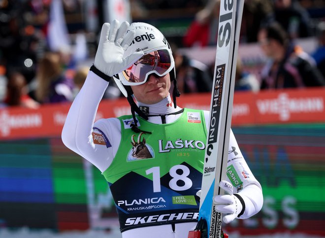 Anže Lanišek in druščina so pristali na petem mestu. FOTO: Borut Živulović/Reuters