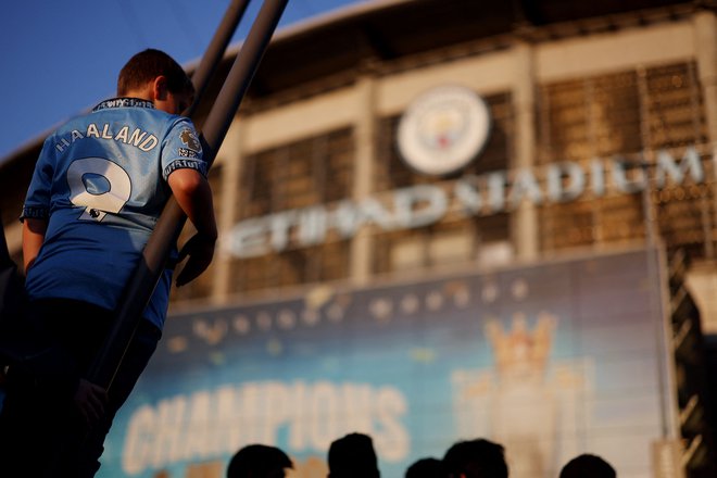 Potekajo tudi zaslišanja vodstva Manchester Cityja, ki mu liga očita kršenje finančnih pravil v kar 115 primerih med leti 2009 in 2018. FOTO: Lee Smith/Action Images Via Reuters