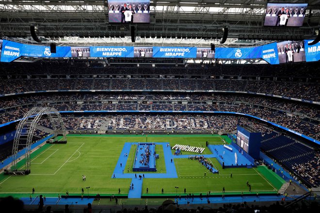 Stari stadion je gostil okrog 35 dogodkov na leto, prenovljeni Santiago Bernabeu naj bi jih kar 300. FOTO: Oscar Del Pozo/AFP