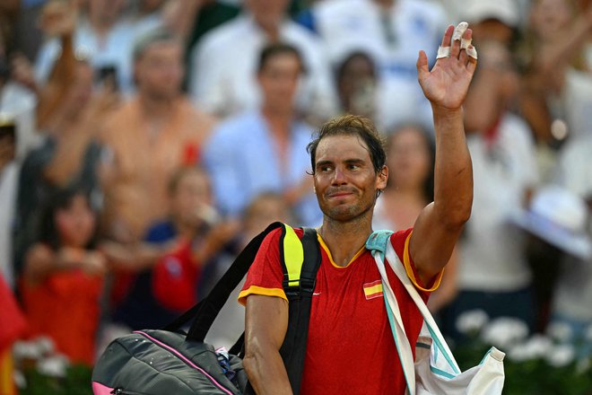 Rafa Nadal se poslavlja s teniških igrišč. FOTO: Martin Bernetti/AFP