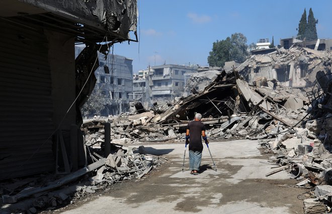 V Libanonu je hudo uničenje. FOTO: Mohammed Yassin/Reuters