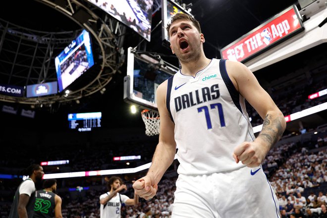 Luka Dončić začenja sedmo sezono v NBA. FOTO: David Berding/AFP