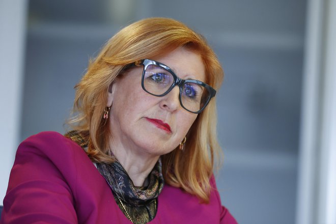 Tudi Vesna Nahtigal krčenje avtomobilske industrije v Evropi vidi kot enega od vzrokov za dogajanja v šempetrskem Mahleju. FOTO: Leon Vidic/Delo