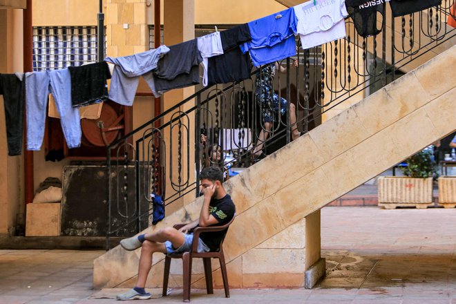 Od septembra, ko je Izrael okrepil napade, je moralo oditi okoli milijon prebivalcev Libanona. FOTO: AFP