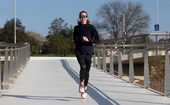 Nastopila bo na nedeljskem Ljubljanskem maratonu. Foto Blaž Samec