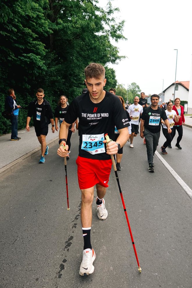 Hodi in teče, čeprav je bila diagnoza pred desetletjem drugačna. FOTO: osebni arhiv