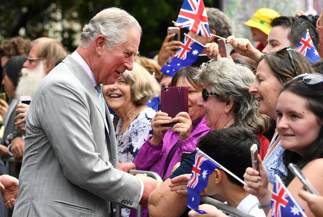 Zdajšnji britanski monarh je Avstralijo nazadnje obiskal leta 2018. FOTO: Dan Peled/AFP