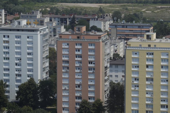 In the first half of this year, the average apartment sold in Ljubljana was from 1973 and cost 4370 euros per square meter. PHOTO: Leon Vidic/DELO