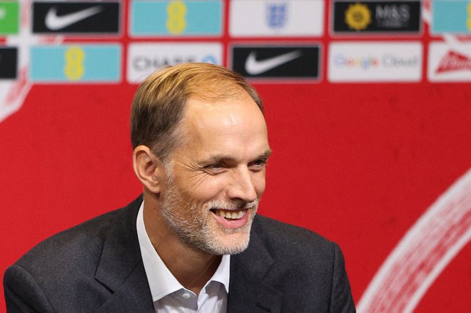 Thomas Tuchel bo z Angleži napadel naslov svetovnega prvaka. FOTO: Adrian Dennis/AFP