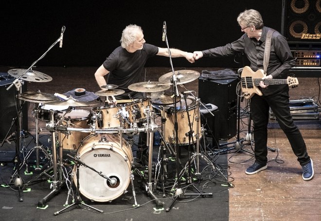 Bobnar Dave Weckl in basist Tom Kennedy sta prijatelja in dolgoletna sodelavca. Foto Tomasso Rosa