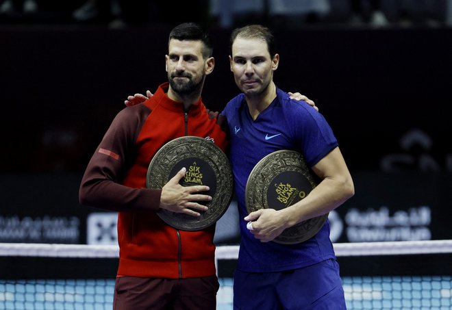 Novak Đokovic je v dvoboju za tretje mesto premagal Rafaela Nadala. FOTO: Hamad I Mohammed/Reuters