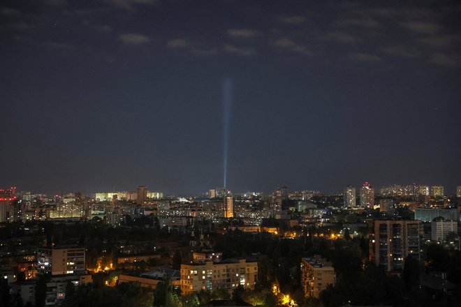 Zračni napadi nad Kijevom. FOTO: Gleb Garanich/Reuters