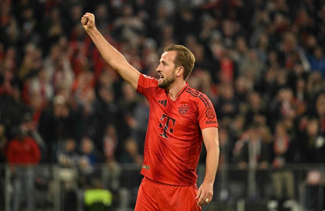 Harry Kane je na vrhu lestvice strelcev v ligi prvakov. FOTO: Lukas Barth-tuttas/AFP