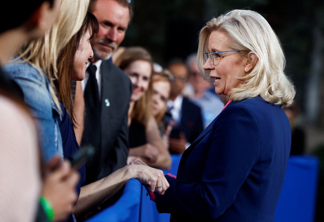 »Prišel bo dan, ko predsednika Trumpa ne bo več, vaša sramota pa bo ostala!« je sporočila stranskarskim kolegom. FOTO: Evelyn Hockstein/Reuters