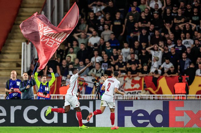 Navijači v kneževini so bili navdušeni, saj je Monaco razbil Crveno zvezdo. FOTO: Valery Hache/AFP