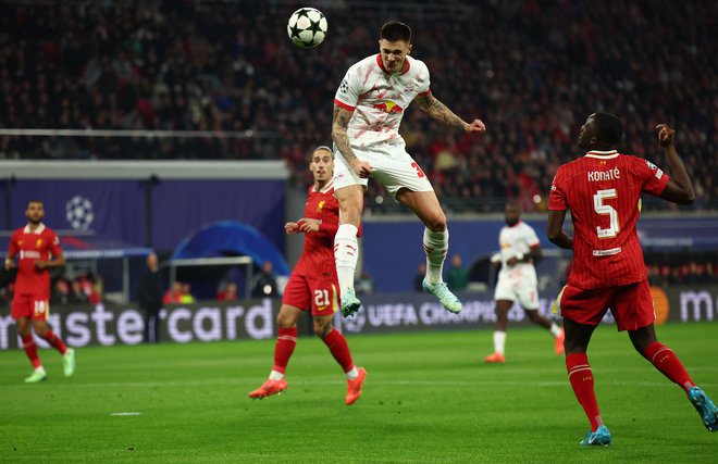 Benjamin Šeško ni dosegel četrtega gola v tej sezoni LP. FOTO: Lisi Niesner/Reuters