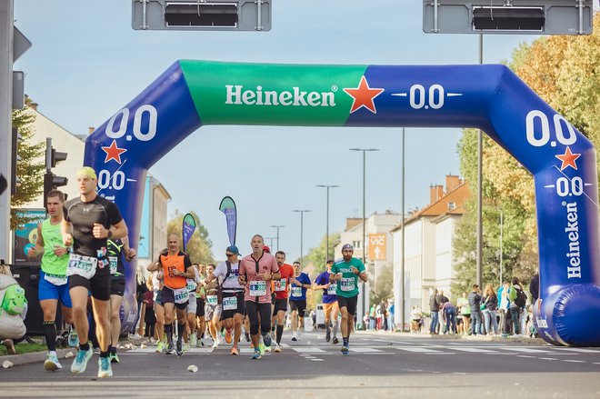 Letošnja 42-kilometrska proga kraljeve discipline je dobila ime po brezalkoholnem pivu Heineken 0.0. FOTO: Marko Ocepek