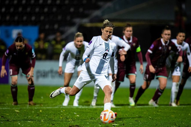 Mateja Zver verjame v dober izid današnje tekme. FOTO: NZS/Luka Vovk