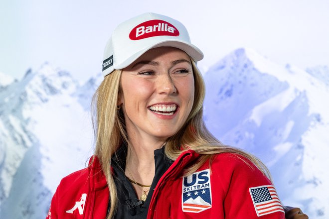 Mikaela Shiffrin se optimistično loteva nove sezone. FOTO: Johann Groder/AFP