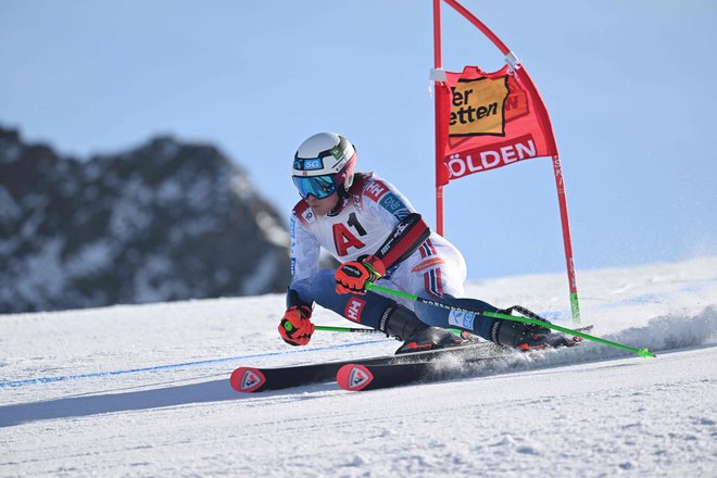 Aleksander Steen Olsen je bil prvič najboljši v veleslalomu. FOTO: Kerstin Joensson/AFP