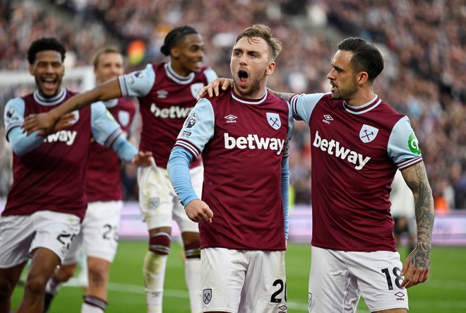 West Ham je v sodnikovem dodatku zadel zmagoviti gol.

FOTO: Tony O Brien/Reuters