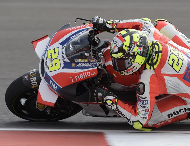 Andrea Iannone se vrača na steze motogp po dolgoletni prepovedi dirkanja. FOTO: Juan Mabromata/AFP