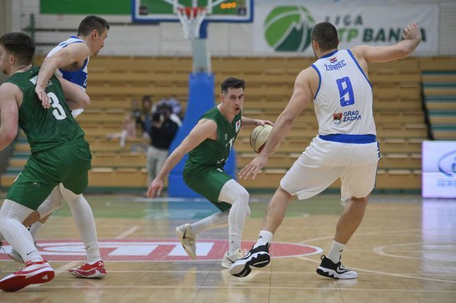 Jan Špan je bil najboljši novomeški strelec. FOTO: liga ABA