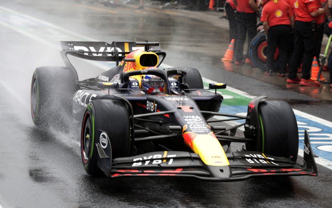 Max Verstappen ni imel  velikos reče v kvalifikacijah. FOTO: Sebastiao Moreira/Pool Via Reuters