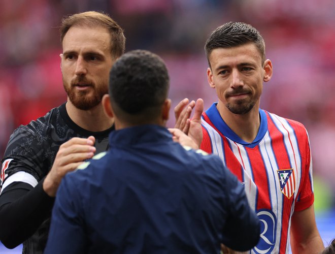 Jan Oblak je ohranil mrežo nedotaknjeno. FOTO: Isabel Infantes/Reuters