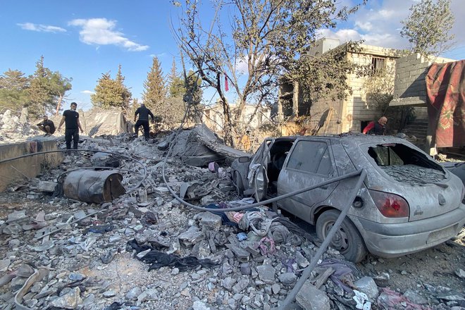 Izrael bombardira Palestino, Libanon in Sirijo. FOTO: Sam Skaineh/AFP