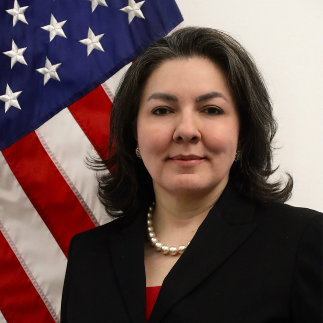 Melanie Arreaga, začasna odpravnica poslov na Veleposlaništvu Združenih držav Amerike v Sloveniji. FOTO: U. S. Embassy In Slovenia