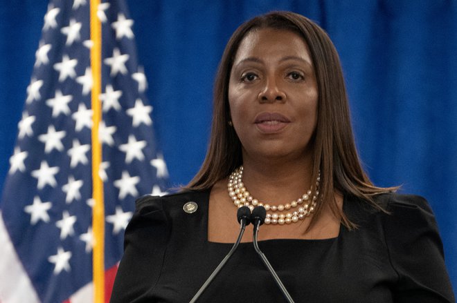 Newyorška pravosodna ministrica Letitia James. Foto: David Dee Delgado/Reuters