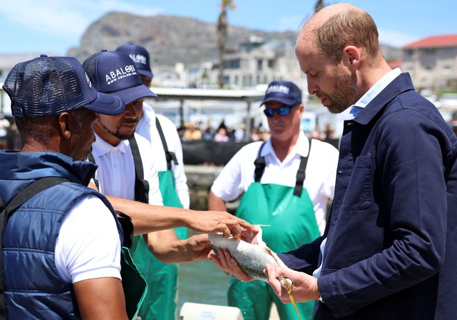 Princ William na obisku v Južni Afriki FOTO: Phil Noble/Reuters