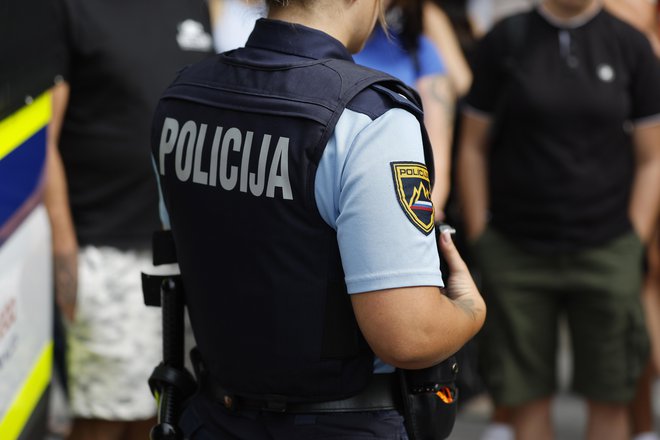 Policisti. Fotografija je simbolična. FOTO: Leon Vidic/Delo